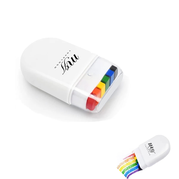 Six Color Rainbow Facial Graffitti Pen Celebration