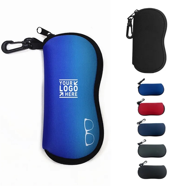 Neoprene Zippered Eyeglass/Sunglass Holder Case - Neoprene Zippered Eyeglass/Sunglass Holder Case - Image 0 of 7