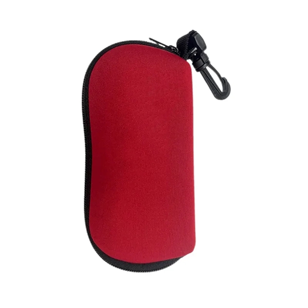 Neoprene Zippered Eyeglass/Sunglass Holder Case - Neoprene Zippered Eyeglass/Sunglass Holder Case - Image 3 of 7