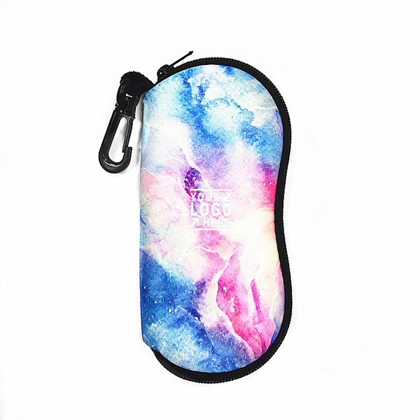 Neoprene Zippered Eyeglass/Sunglass Holder Case - Neoprene Zippered Eyeglass/Sunglass Holder Case - Image 4 of 7