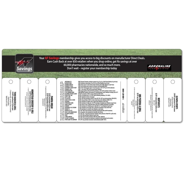 Key Tag 6 Up and Card Combo - Key Tag 6 Up and Card Combo - Image 1 of 1