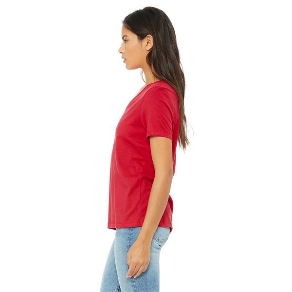Bella + Canvas Ladies' Relaxed Jersey V-Neck T-Shirt - Bella + Canvas Ladies' Relaxed Jersey V-Neck T-Shirt - Image 91 of 218