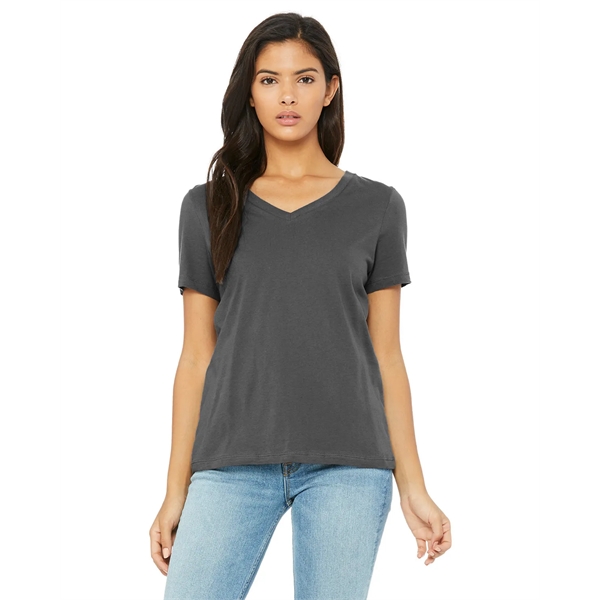 Bella + Canvas Ladies' Relaxed Jersey V-Neck T-Shirt - Bella + Canvas Ladies' Relaxed Jersey V-Neck T-Shirt - Image 63 of 218