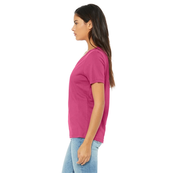 Bella + Canvas Ladies' Relaxed Jersey V-Neck T-Shirt - Bella + Canvas Ladies' Relaxed Jersey V-Neck T-Shirt - Image 103 of 220