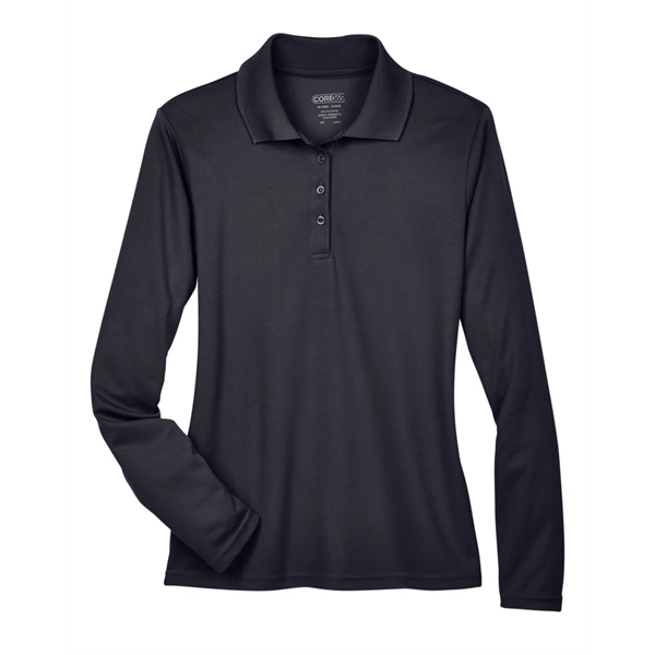 CORE365 Ladies' Pinnacle Performance Long-Sleeve Pique Polo - CORE365 Ladies' Pinnacle Performance Long-Sleeve Pique Polo - Image 39 of 58