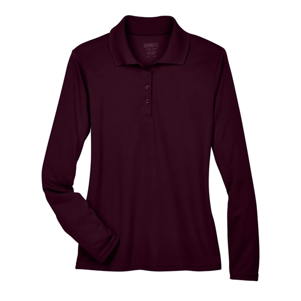 CORE365 Ladies' Pinnacle Performance Long-Sleeve Pique Polo - CORE365 Ladies' Pinnacle Performance Long-Sleeve Pique Polo - Image 42 of 58