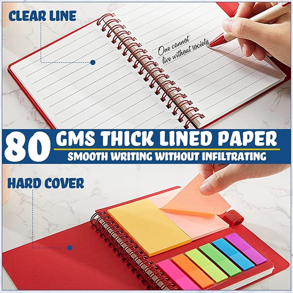 Multipurpose Spiral Notebook with Pen - Multipurpose Spiral Notebook with Pen - Image 3 of 10