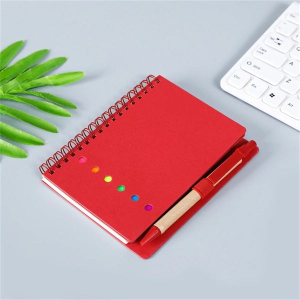 Multipurpose Spiral Notebook with Pen - Multipurpose Spiral Notebook with Pen - Image 6 of 10