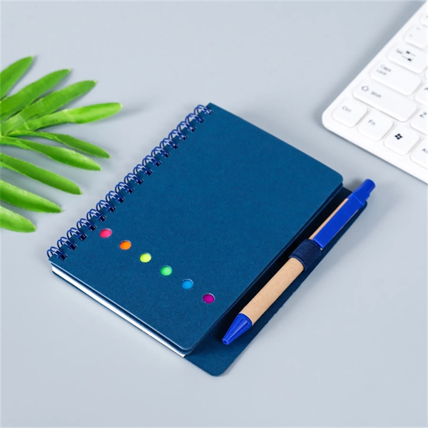 Multipurpose Spiral Notebook with Pen - Multipurpose Spiral Notebook with Pen - Image 8 of 10