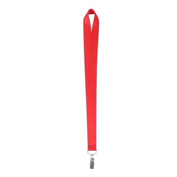 3/4" Heat Transfer Lanyard with Bulldog Clip - 3/4" Heat Transfer Lanyard with Bulldog Clip - Image 8 of 14