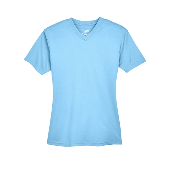 UltraClub Ladies' Cool & Dry Sport V-Neck T-Shirt - UltraClub Ladies' Cool & Dry Sport V-Neck T-Shirt - Image 13 of 14