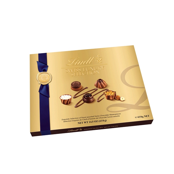 Lindt Swiss Luxury Gift Box - 40-PC 14.6 Oz. - Lindt Swiss Luxury Gift Box - 40-PC 14.6 Oz. - Image 2 of 4