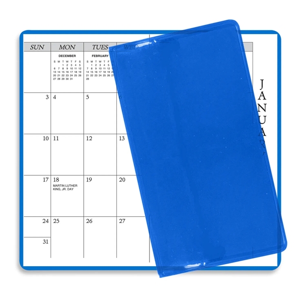 Translucent Vinyl Monthly Planners - Translucent Vinyl Monthly Planners - Image 3 of 10