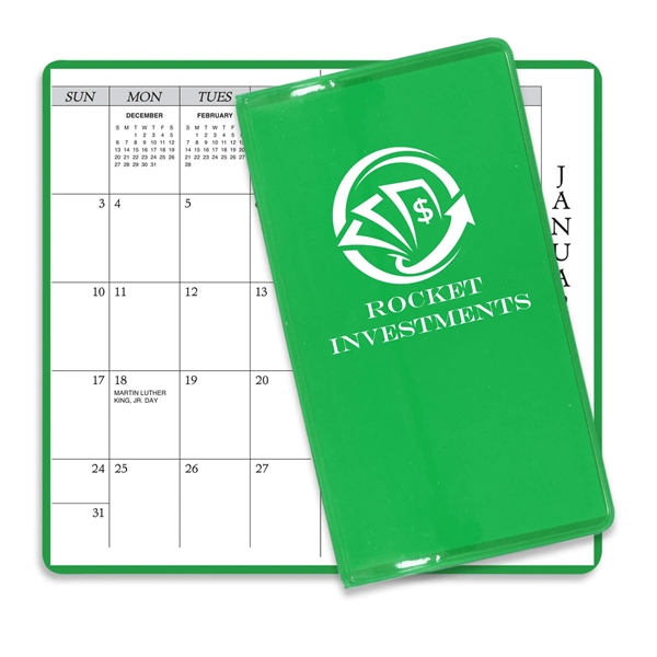 Translucent Vinyl Monthly Planners - Translucent Vinyl Monthly Planners - Image 0 of 10