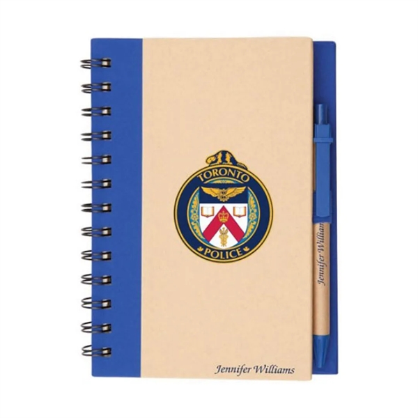 Spiral Bound Notebook & Harvest Pen - Spiral Bound Notebook & Harvest Pen - Image 2 of 7