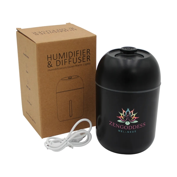 Humidifier with Essential Oil Diffuser, Full Color Digital - Humidifier with Essential Oil Diffuser, Full Color Digital - Image 1 of 8