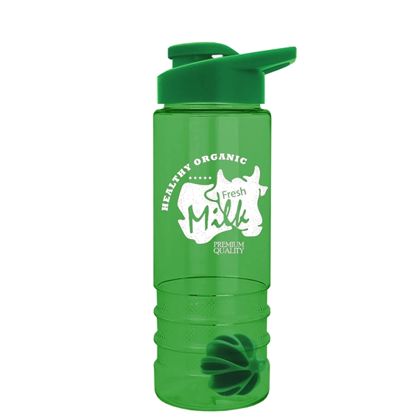 Salute2 - 24 oz Salute Shaker Bottle - Drink-Thru Lid - Salute2 - 24 oz Salute Shaker Bottle - Drink-Thru Lid - Image 1 of 10