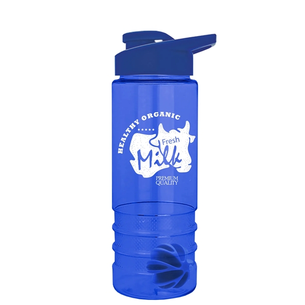Salute2 - 24 oz Salute Shaker Bottle - Drink-Thru Lid - Salute2 - 24 oz Salute Shaker Bottle - Drink-Thru Lid - Image 3 of 10