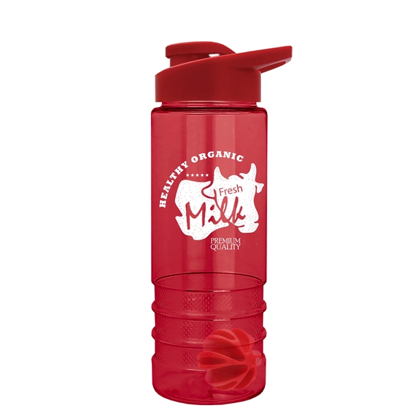 Salute2 - 24 oz Salute Shaker Bottle - Drink-Thru Lid - Salute2 - 24 oz Salute Shaker Bottle - Drink-Thru Lid - Image 4 of 10