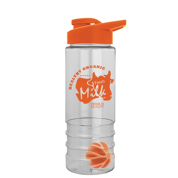 Salute2 - 24 oz Salute Shaker Bottle - Drink-Thru Lid - Salute2 - 24 oz Salute Shaker Bottle - Drink-Thru Lid - Image 7 of 10
