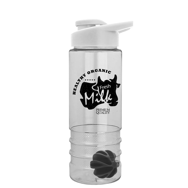 Salute2 - 24 oz Salute Shaker Bottle - Drink-Thru Lid - Salute2 - 24 oz Salute Shaker Bottle - Drink-Thru Lid - Image 8 of 10