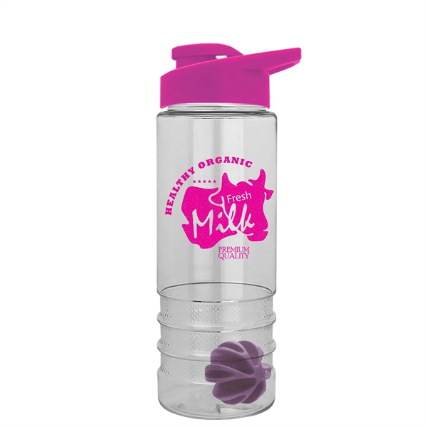 Salute2 - 24 oz Salute Shaker Bottle - Drink-Thru Lid - Salute2 - 24 oz Salute Shaker Bottle - Drink-Thru Lid - Image 0 of 10
