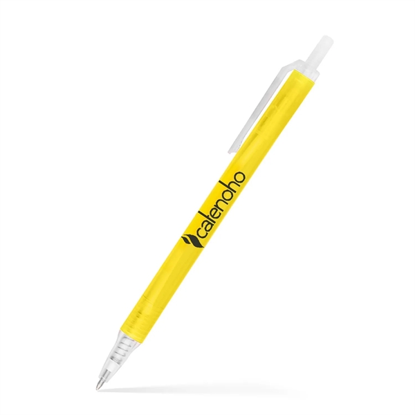 Amber Frosted Translucent Stick Click Pen - Amber Frosted Translucent Stick Click Pen - Image 1 of 20