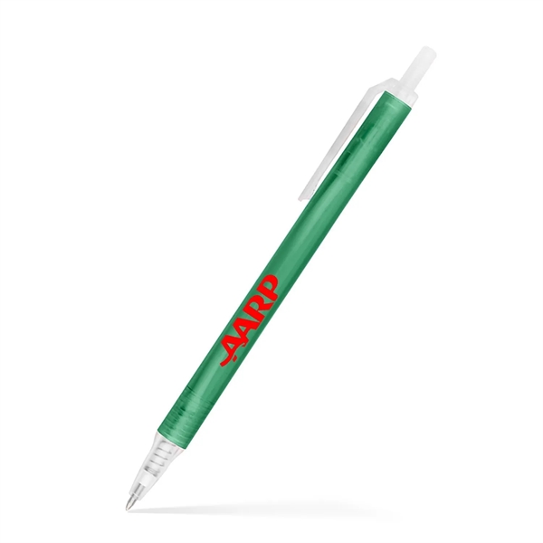 Amber Frosted Translucent Stick Click Pen - Amber Frosted Translucent Stick Click Pen - Image 3 of 20