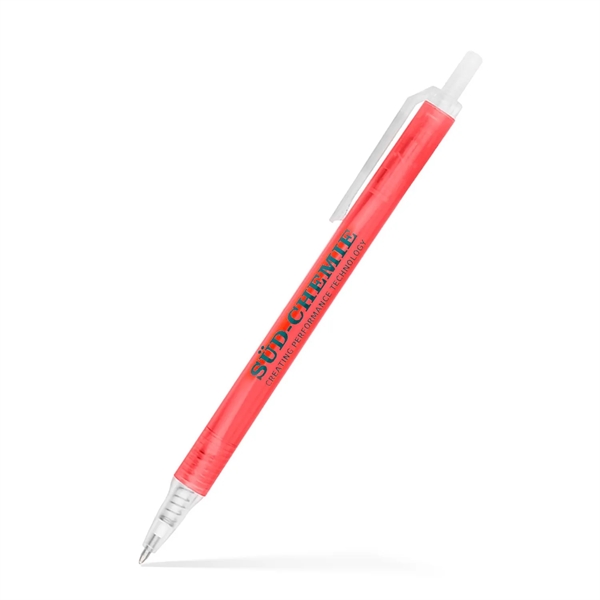 Amber Frosted Translucent Stick Click Pen - Amber Frosted Translucent Stick Click Pen - Image 9 of 20