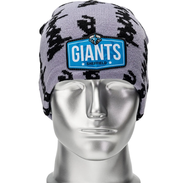 Letter Graphics Knitted Beanie - Letter Graphics Knitted Beanie - Image 4 of 7