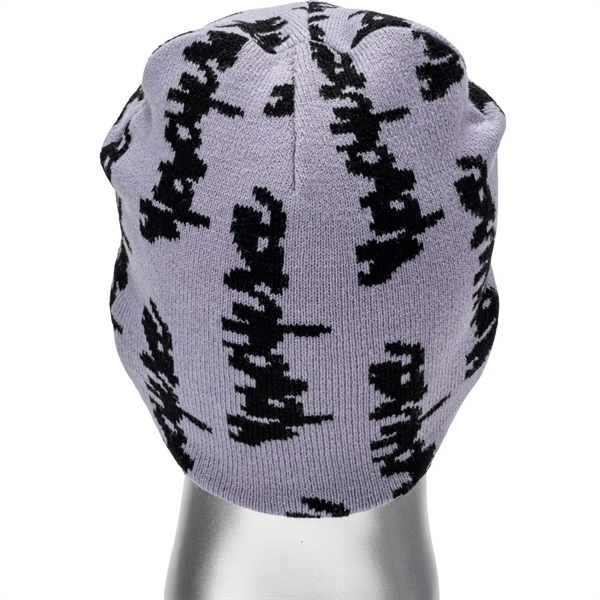 Letter Graphics Knitted Beanie - Letter Graphics Knitted Beanie - Image 5 of 7