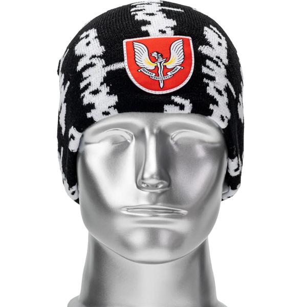 Letter Graphics Knitted Beanie - Letter Graphics Knitted Beanie - Image 6 of 7