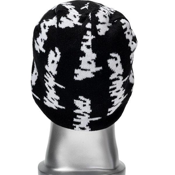 Letter Graphics Knitted Beanie - Letter Graphics Knitted Beanie - Image 7 of 7