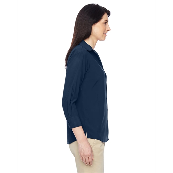 Harriton Ladies' Paradise Three-Quarter Sleeve Performanc... - Harriton Ladies' Paradise Three-Quarter Sleeve Performanc... - Image 5 of 10