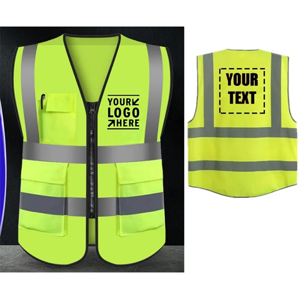 High Visibility Safety Reflective Vest - High Visibility Safety Reflective Vest - Image 4 of 4
