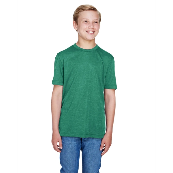 Team 365 Youth Sonic Heather Performance T-Shirt - Team 365 Youth Sonic Heather Performance T-Shirt - Image 23 of 70