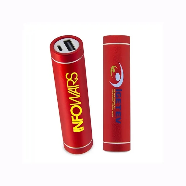 2600mAh  Cylinder Power Bank - 2600mAh  Cylinder Power Bank - Image 2 of 5