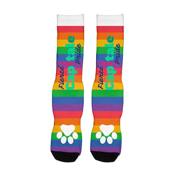 Dye Sublimated Crew (Athletic) Socks (Pair) - Dye Sublimated Crew (Athletic) Socks (Pair) - Image 8 of 15