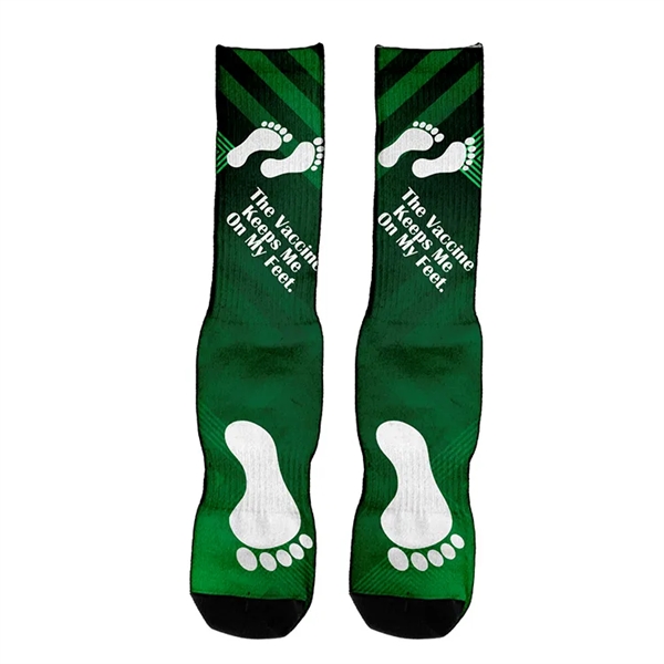 Dye Sublimated Crew (Athletic) Socks (Pair) - Dye Sublimated Crew (Athletic) Socks (Pair) - Image 9 of 15