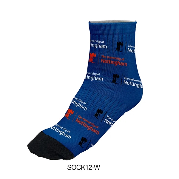 Color Sublimation Low-Cut Ankle Crew Socks in Men's & Women' - Color Sublimation Low-Cut Ankle Crew Socks in Men's & Women' - Image 12 of 17