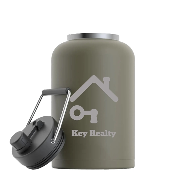 RTIC Ringed Stainless Steel One Gallon Jug - RTIC Ringed Stainless Steel One Gallon Jug - Image 14 of 21