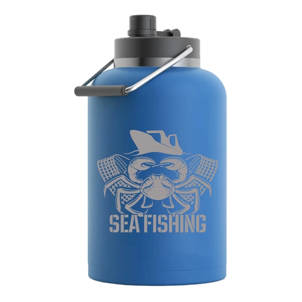 RTIC Ringed Stainless Steel One Gallon Jug - RTIC Ringed Stainless Steel One Gallon Jug - Image 16 of 21