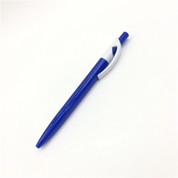 Classic look color barrel plastic click action ball pen - Classic look color barrel plastic click action ball pen - Image 1 of 5