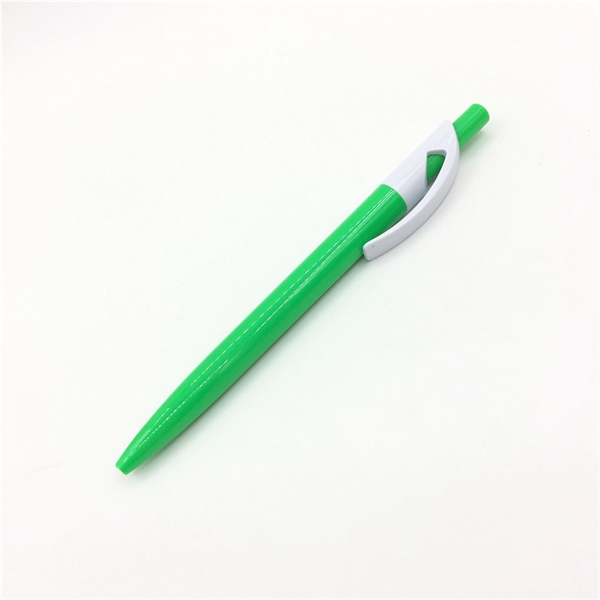 Classic look color barrel plastic click action ball pen - Classic look color barrel plastic click action ball pen - Image 2 of 5