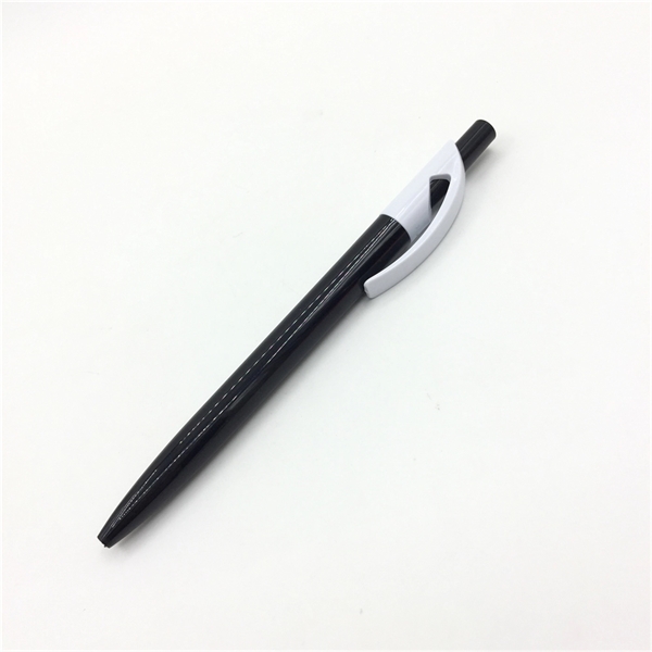 Classic look color barrel plastic click action ball pen - Classic look color barrel plastic click action ball pen - Image 4 of 5
