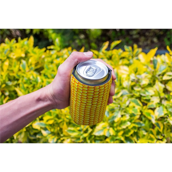 Full Color Collapsible Neoprene Can Coolie - Full Color Collapsible Neoprene Can Coolie - Image 1 of 14
