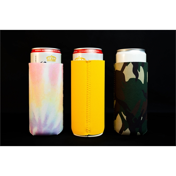 Double Side Neoprene 12oz  Tall Slim Can Coolie - Double Side Neoprene 12oz  Tall Slim Can Coolie - Image 1 of 18