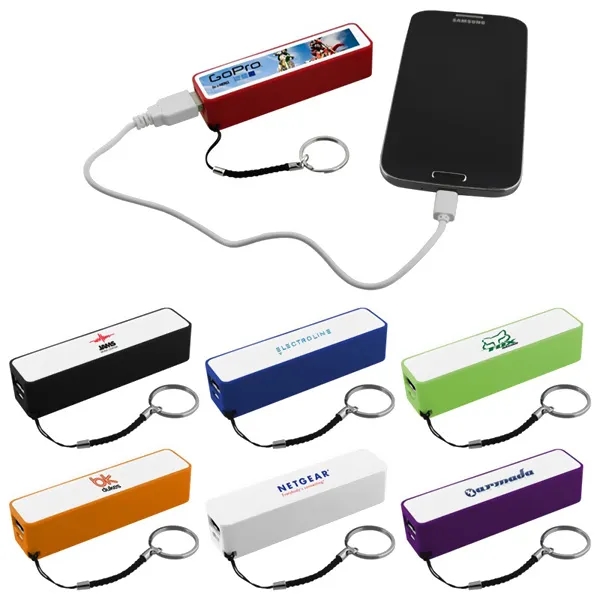 2600mAh Portable Power Bank with Keychain - 2600mAh Portable Power Bank with Keychain - Image 5 of 5