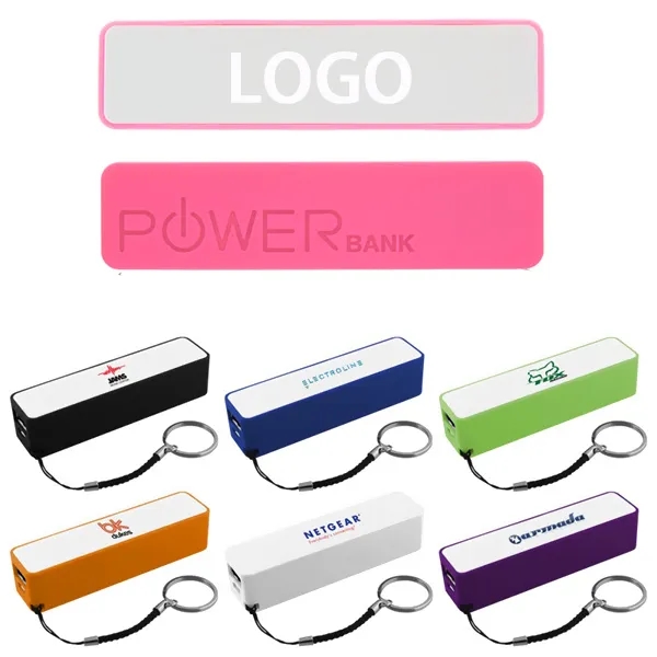 2000/2200/2600mAh Portable Power Bank with Keychain - 2000/2200/2600mAh Portable Power Bank with Keychain - Image 4 of 5
