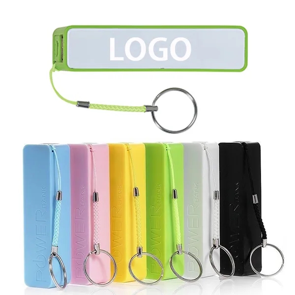 2000/2200/2600mAh Portable Power Bank with Keychain - 2000/2200/2600mAh Portable Power Bank with Keychain - Image 5 of 5